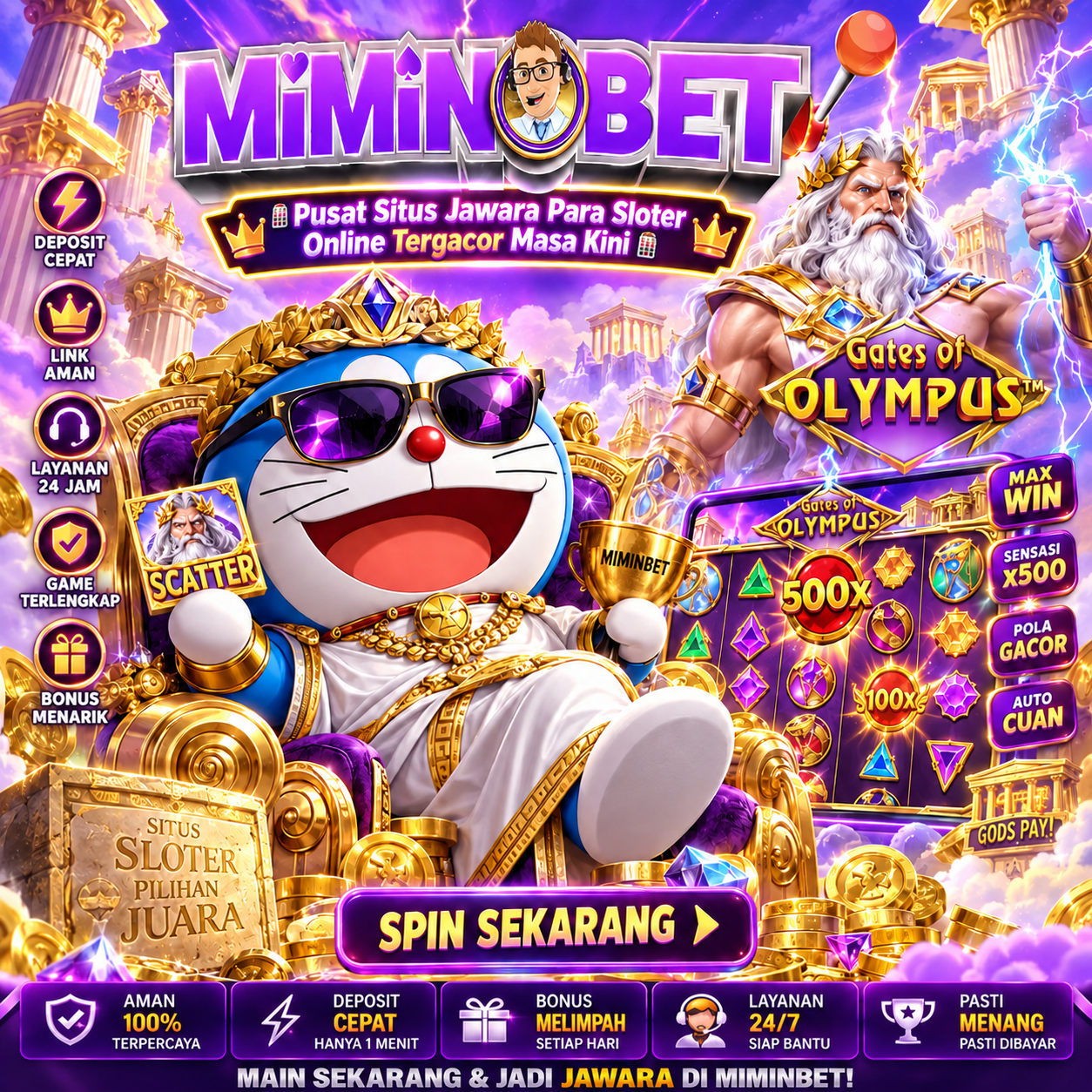 MIMINBET 🎰 Pusat Situs Jawara Para Sloter Online Tergacor Masa Kini